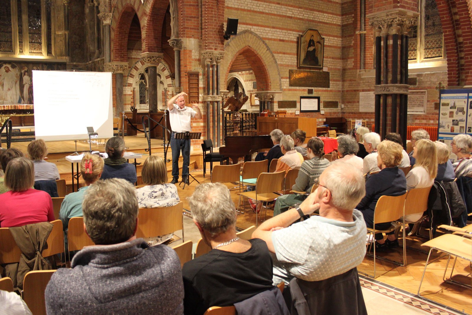 Choir rehearsal in Lyndhurst