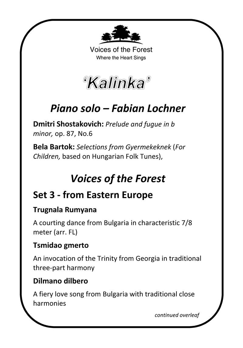 Kalinka Programme p3